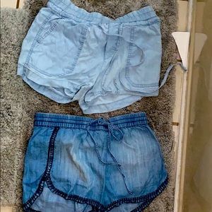 A set of shorts